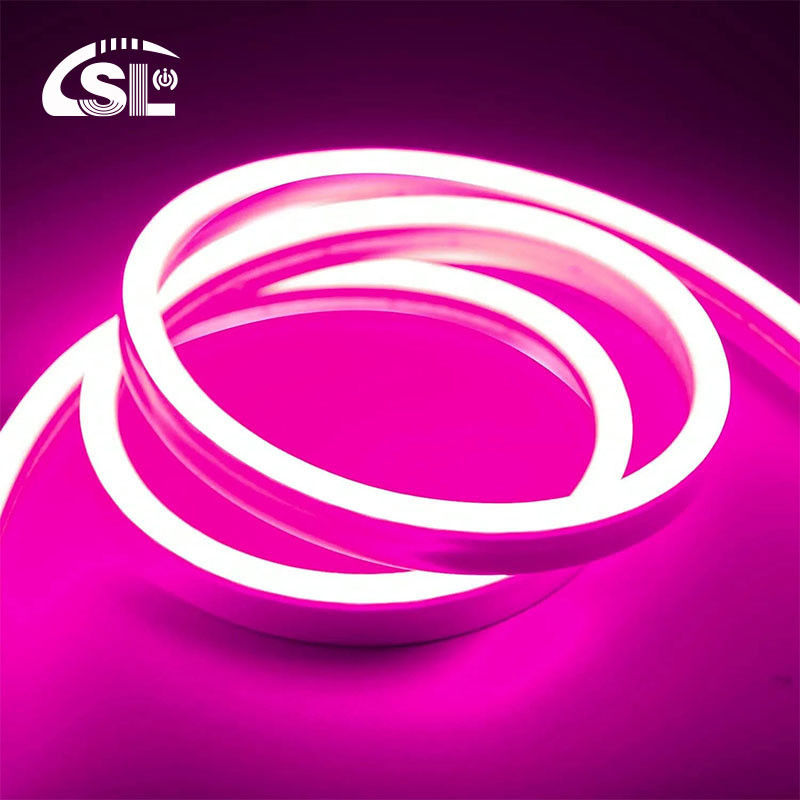 Hôtel Populaire Silicone néon flex rose LED néon flex DC 12V IP65 étanche 8x16mm 120 LED/M