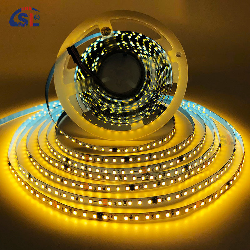 Lumière LED résidentielle DC12V 24V SMD2835 PCB électroplate 120Ds 8mm Ra 80 3000K