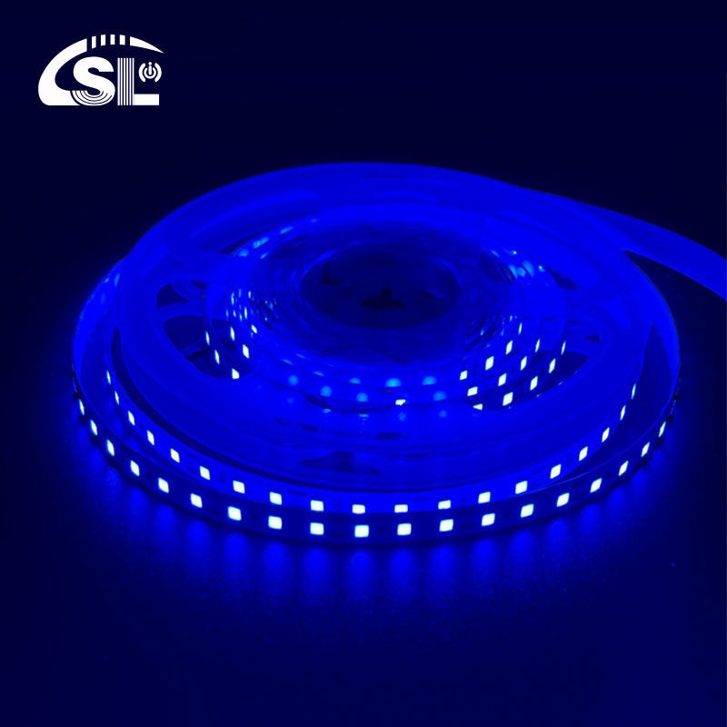 12V24V 8mm 120leds Blue Die-Cutting Board flexible SMD2835 Led Strip Light pour la décoration extérieure et intérieure