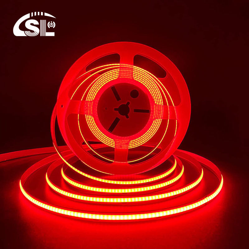 Matériau plastique COB Lumière à bande LED à haute luminosité et température de fonctionnement -20 50C