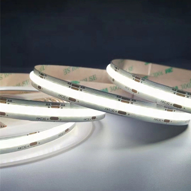 Temps de travail de 50000 heures CCT COB Lumière à bande LED pour télévision Rétrécissement