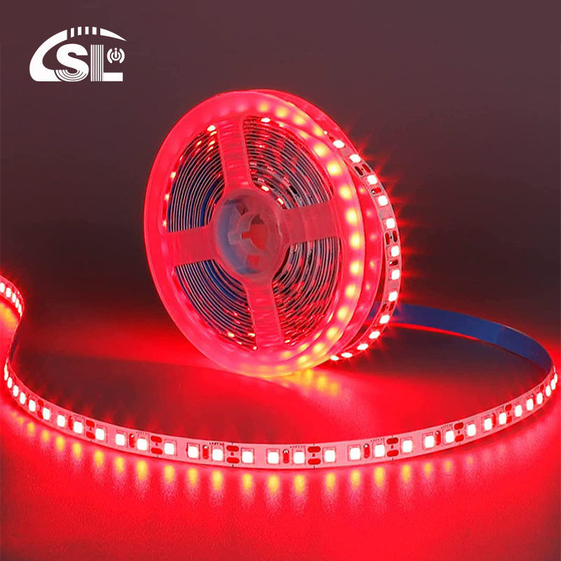 Longue 12V 8mm 120leds Plaque de découpe à la matrice rouge SMD2835 Lumière à bande LED pour éclairage commercial