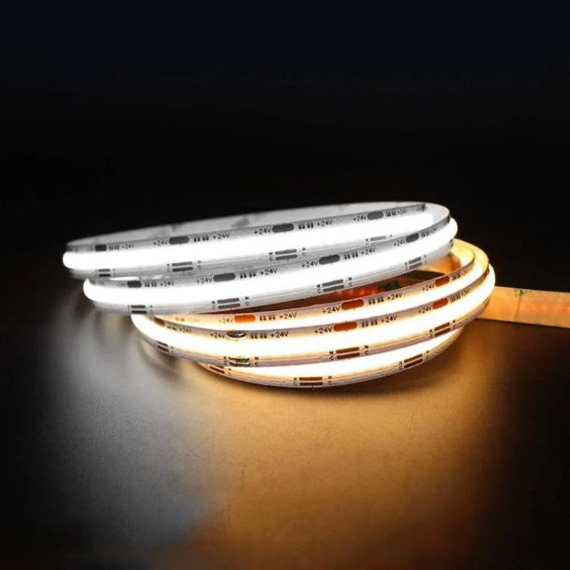 50000 heures de travail durée de vie électroplate COB LED Strip Light pour le salon de la cuisine