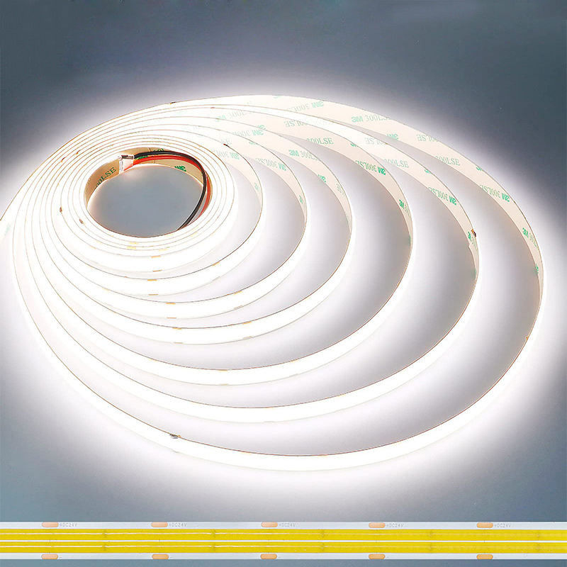 Lumière à bande LED haute densité 8mm10mm 320leds 6500K Blanc COB pour la décoration intérieure