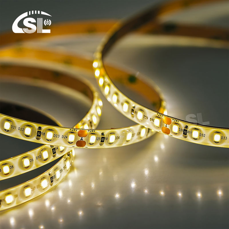 12V imperméable à l'eau IP65 60LED 3000k 4000k 6500k Lampes à bande LED Contrôle tactile Matériau en cuivre
