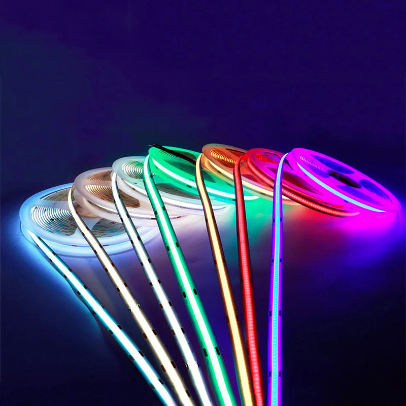 Lumière à bande LED 8mm10mm 12V24V 320Leds rouge or jaune glace bleu bleu vert violet pour chambre