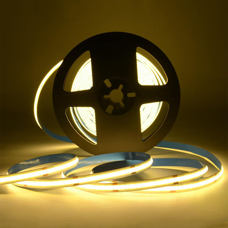 10W/m ou Walt personnalisable par mètre COB LED Strip Light pour cuisine et salon