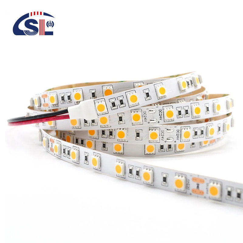 Contrôle tactile couverture en néon de silicone flexible 10M LED Strip Light 12V 24V Smd2835 6000K