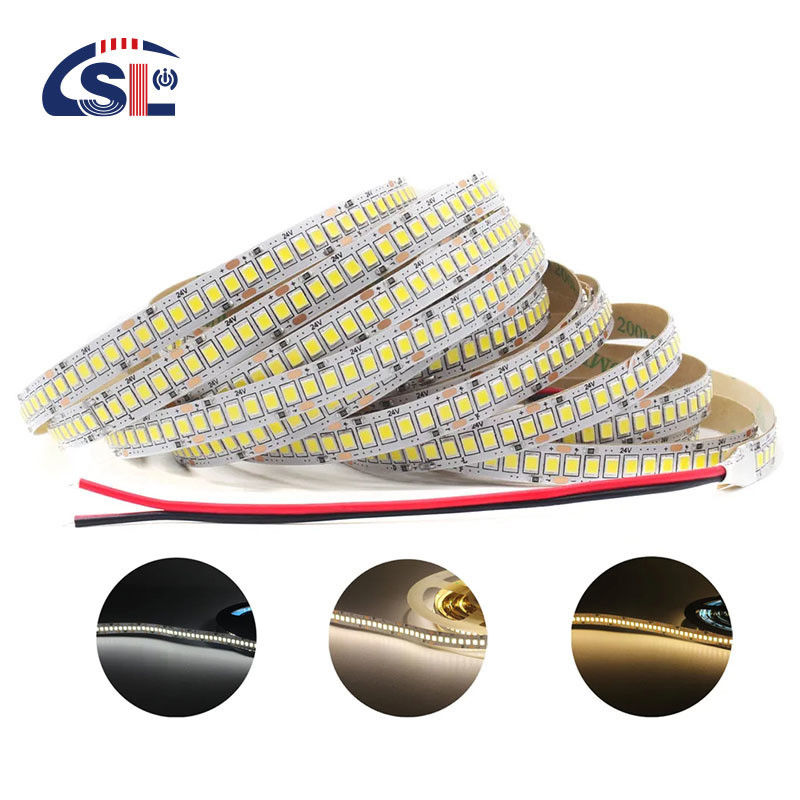 Électroplate 12V/24V 240D 3000 4000k 6000K 2835 Éclairage à bande LED Pour l'éclairage des miroirs