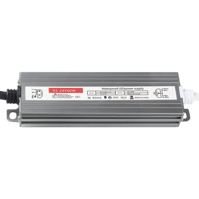 Émetteur LED étanche à l'eau à sortie unique 60-400W AC180-264V DC 12V 24V