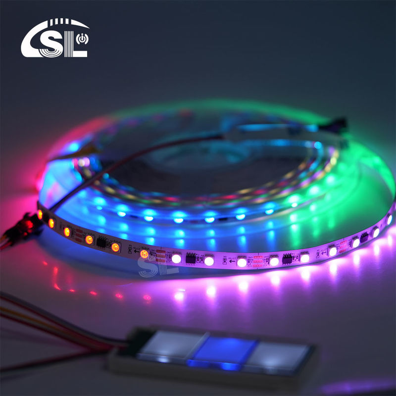 IP20 12V 60led/mètre SMD 5050 10M LED RGB Strip Light pour le mur de la salle de bain