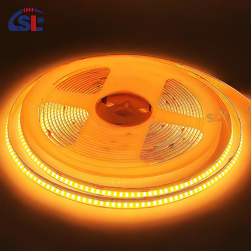 Électroplate COB 24v COB 608Ds 8mm Ra 85 LED Light Strip 3000K-6500K Idéal pour les résidences