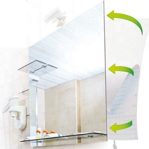 Lentilles en PET Matériau Sensor tactile de salle de bain Commutateur Vanité Dimmer Défonceur LED Smart Mirror