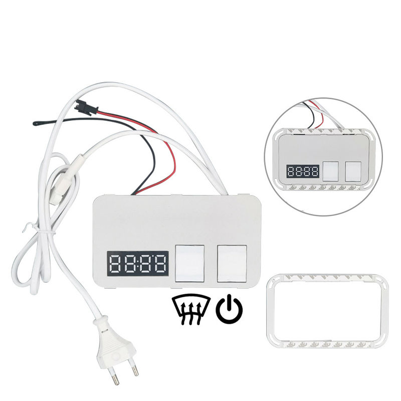 Défonceur d'automatisation intelligent 12V 5A 60W Led Mirror Touch avec affichage de la température du temps
