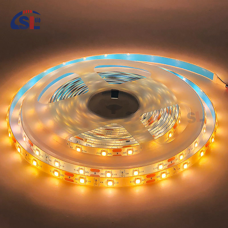 DC12V SMD2835 60D 8mm 1100-1200LM 3000K LED Light Strips pour les miroirs de salle de bains