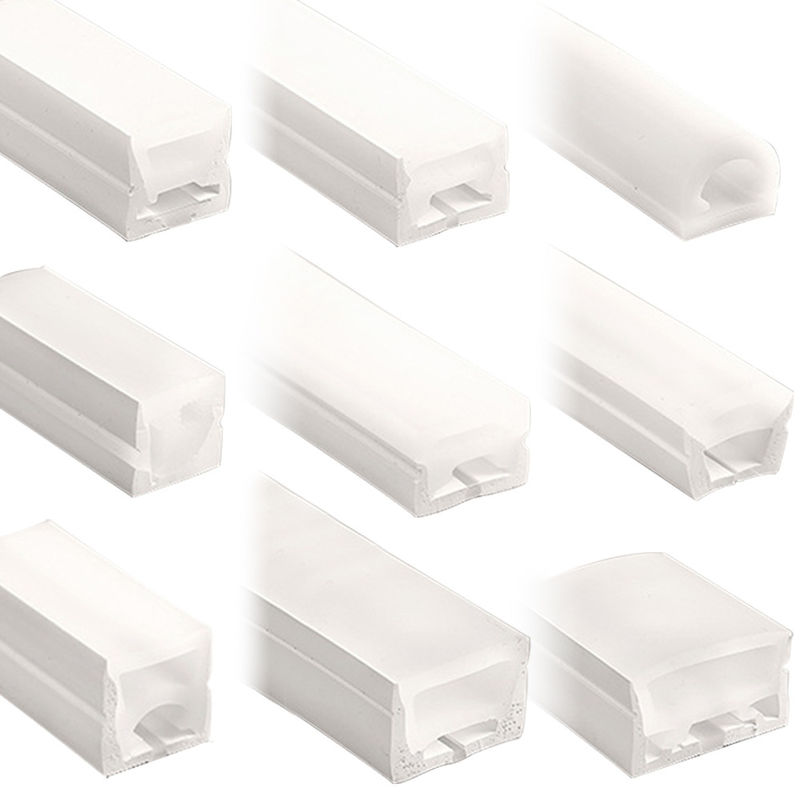 Lumière à bande LED au néon coupable à séparation colorée avec alimentation 5V 12V 24V AC220V