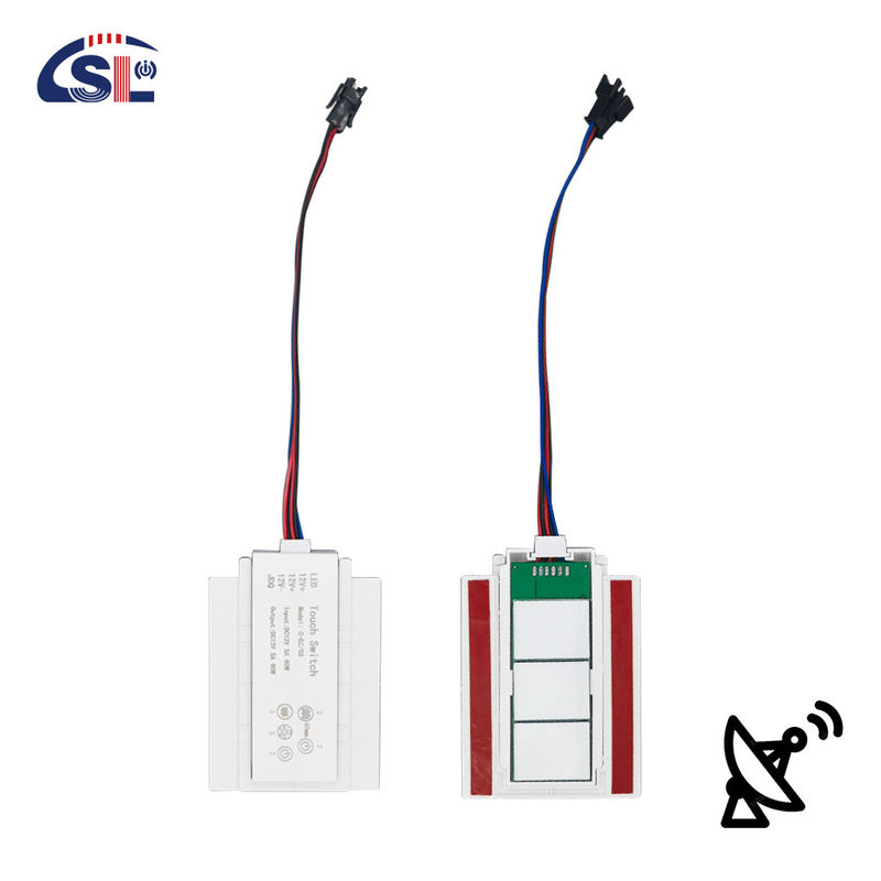 12V/24V 5A 60W/120W personnalisable Rader PIR Capteur de mouvement Commutateur lumineux LED Source lumineuse 1NO/1NC Commutateur combiné salle de bain