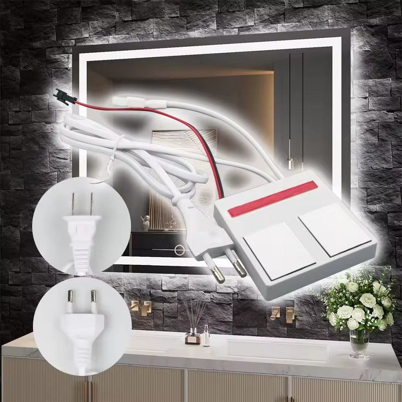 Capteur d'obscurcissement à double toucher à LED intelligent de 24 W avec alimentation intégrée pour le contrôle et le débrouillement en une ou trois couleurs