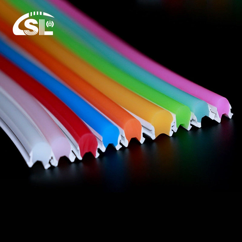 12v/24v/120v/240v LED Neon Strip coupable de silicone rose/bleu pour les lumières de Noël bricolage