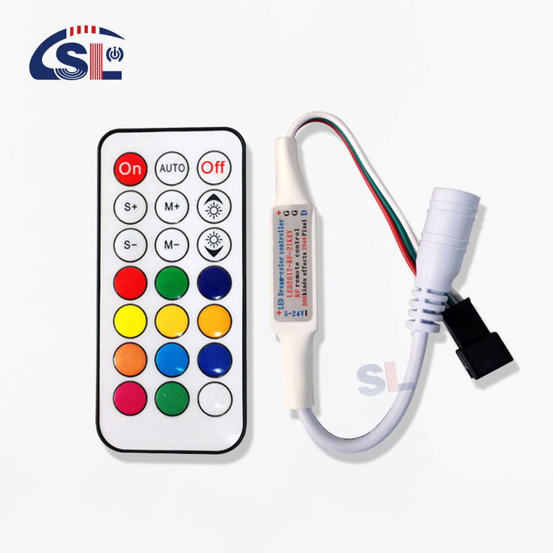Commande à distance RF mini à 20 à 60 degrés pour WS2811/WS2812B/WS2813/USC1903