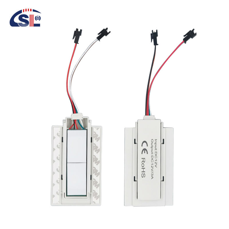 Smart LED On/Off Dimmer Function pour les vanités de salle de bain Miroir SL 12v 12W-60W Divisez deux boutons